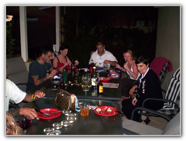 Family at DJ & SJ House Feb 10th 2007